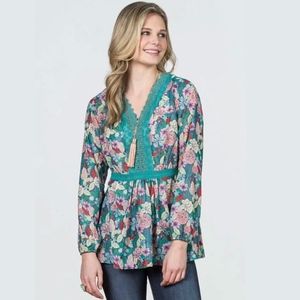 Matilda Jane Multicolor Kookaburra Floral Top
